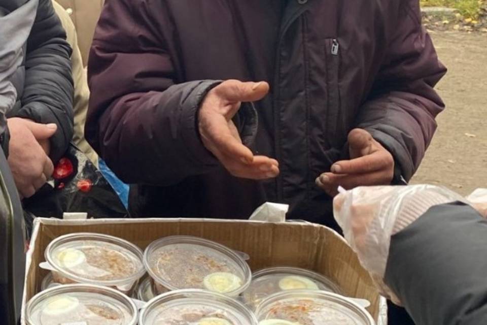 Раздача продуктов